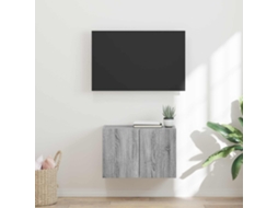 Vidaxl Armário De Tv De Parede 59,5 X 31 X 40 Cm Cinza Sonoma