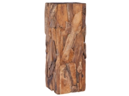 Side Table, Side Tables Vidaxl Marrom Teca (n/a)