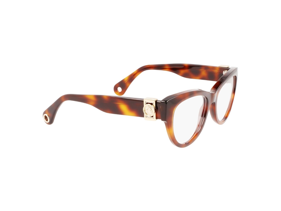 Armação de óculos de grau feminina Lanvin Lnv2626-214 (marrom - acetato - Ø 52 mm)