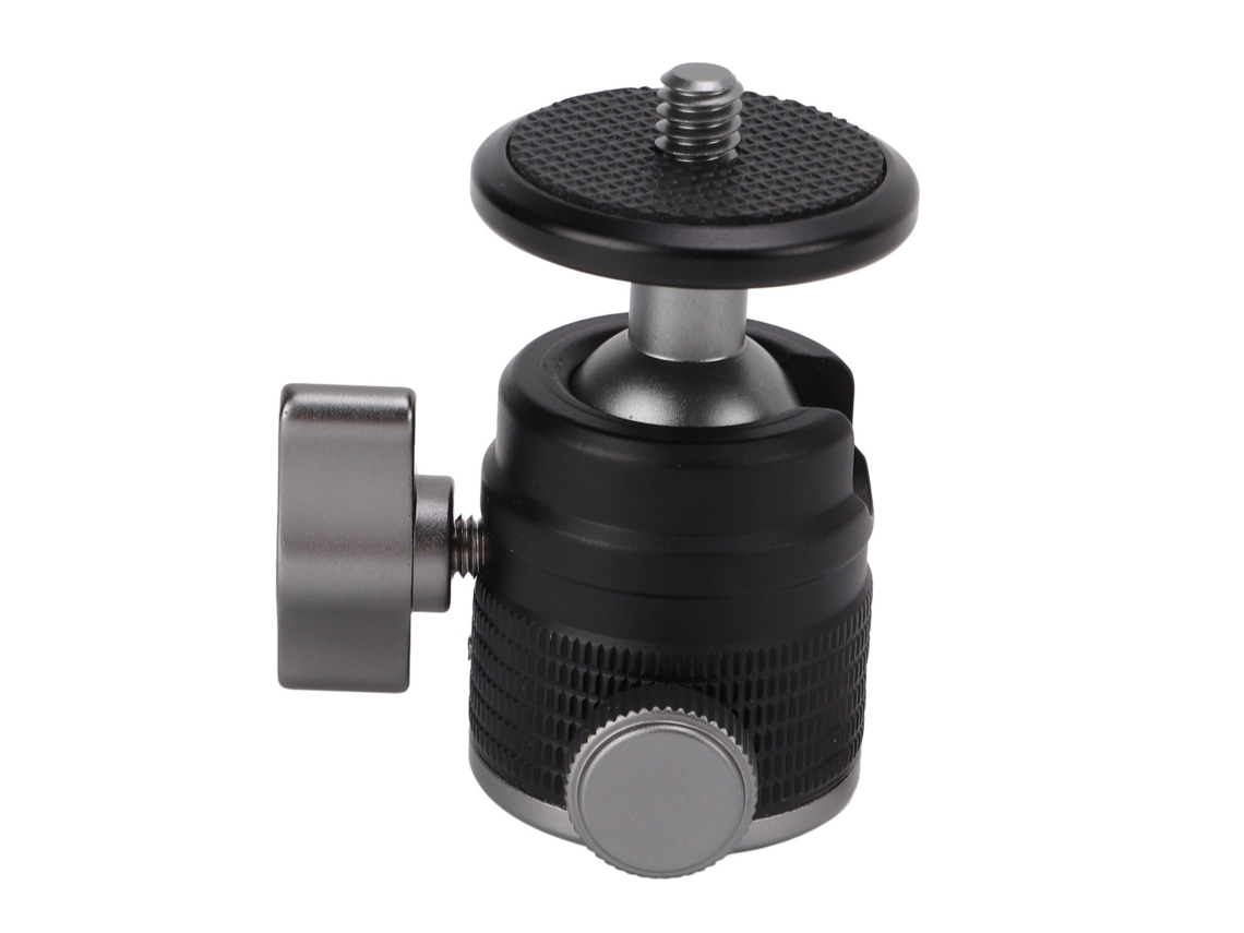 Mini Ball Head Universal Camera Tripod Mount Adapter 360 Degree Rotatable Aluminum For Slr Mirrorless Camera LAXISCREED