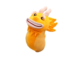 Laxiscreed Peluche Dragão Chinês Amarelo 50cm - Mascote Do Ano Novo Do Dragão Para Casal