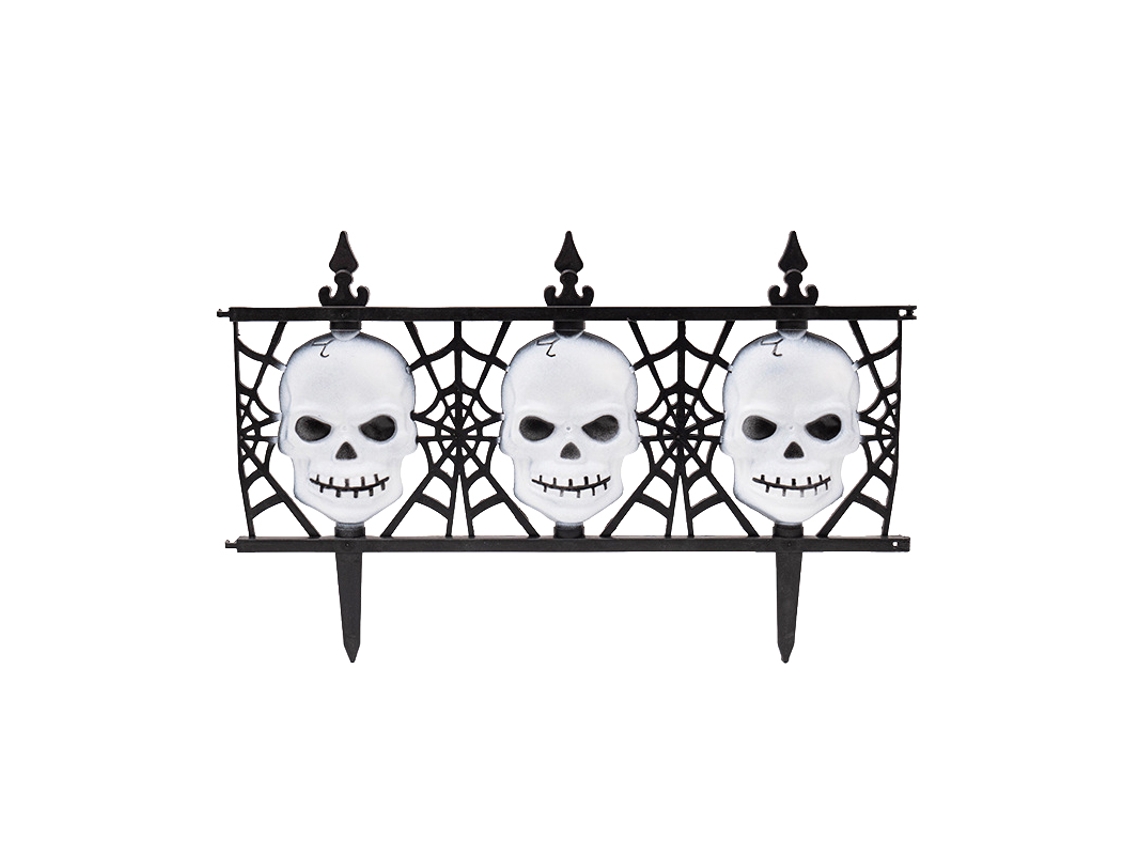 Decoração De Halloween Laxiscreed Com Placa De Plástico, Abóboras, Esqueletos E Elementos Assustadores Para Jardim