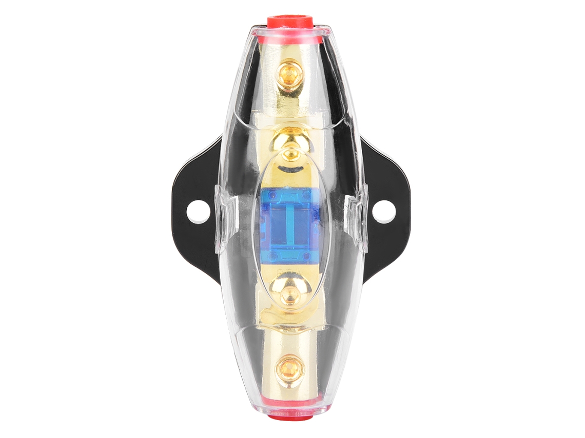 Bloco De Distribuição De Fusível 1 Entrada 1 Saída 4/6/8 Gauge 12v Para Áudio De Carro