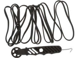Kit De Reparo Tela Pet Black Spline Para Portas E Janelas, Alta Com Fe