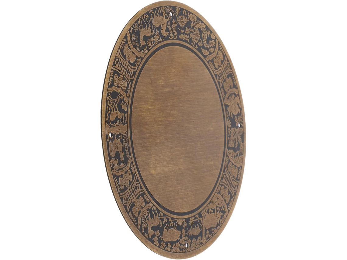 Prato De Latão Para Armário, Estilo Zodíaco Chinês, Acessórios Para Mesa De Console, Prato De Superfície Vintage