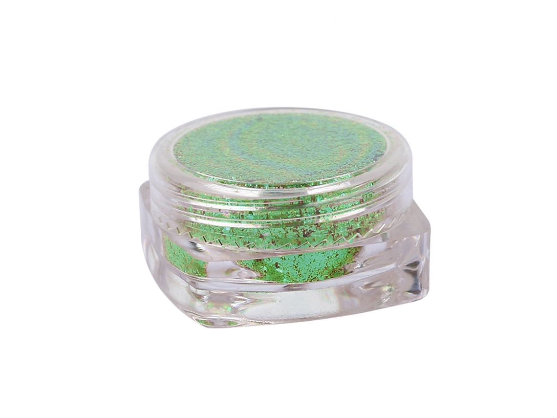 Pó pigmentado cromado para unhas com efeito espelhado, decoração com folha metálica e glitter 05