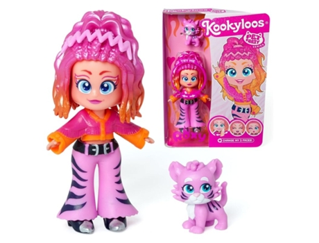 Muñeca Kookyloos Roxy Serie Pet Party Tigre Mascota Incluido Pkl6d112in0 Magic Boxvolumen