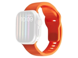 Pulseira De Silicone Wav Compatível Com Apple Watch Series 9/8/7 41 Mm/6/5/4/se/se /se (2023) 40 Mm/3 2 1 38 Mm Facpoet (2022)