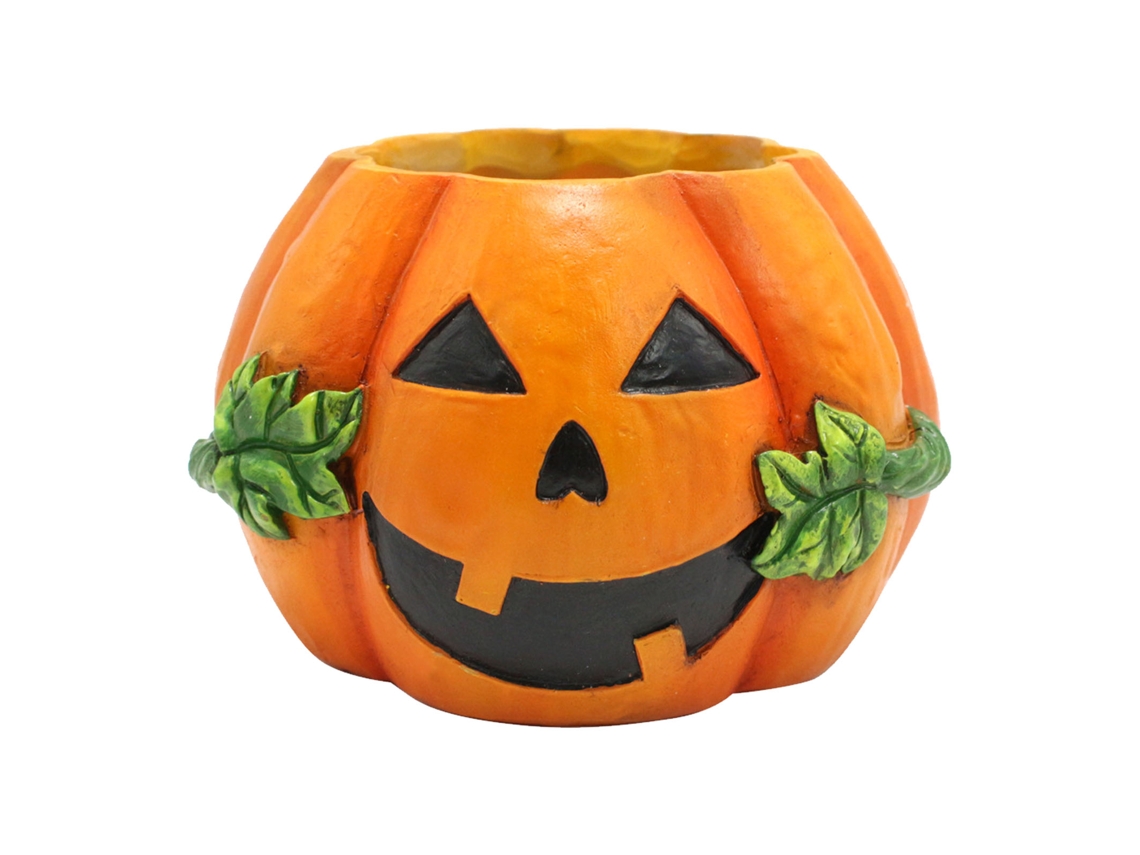 Primerox vaso de Abóbora de Resina para Suculentas Decoração de Halloween Casa Escritório