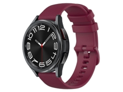 Pulseira De Silicone Quadriculada De 20 Mm
