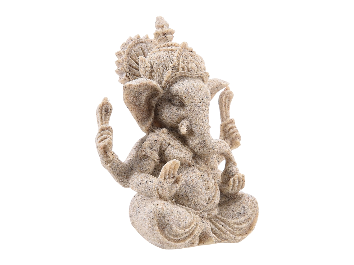 Decoração Resinosa Ganesha Para Casa E Areia