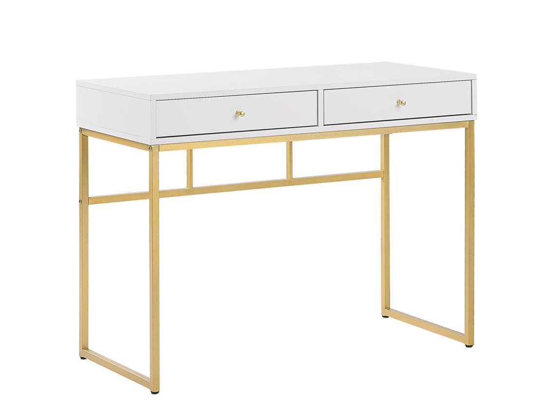 Consola Beliani Daphne De Mdf Blanco 100x48x79