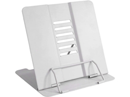 Suporte De Metal Ajustável Para Receitas De Cozinha, Músicas E Tablets Branco Aquaforge