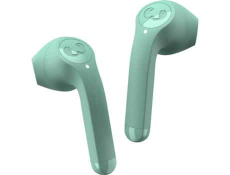 Auriculares Bluetooth True Wireless FRESH & REBEL Twin 2 (In Ear - Verde) — Auscultadores BT 5.0, microfone,assistente de voz,IPX4 20 horas de autonomia com a caixa de 4 cargas,1 hora de carregamento completo via Type C ou sem fios, 5 cores disponíveis