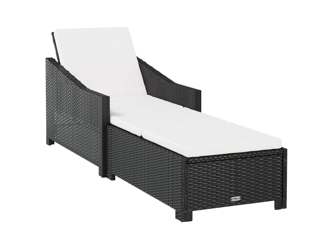 Sun Lounger, Sun Loungers Vidaxl Preto Vime (n/a)