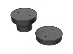Forma De Gelo Silicone Com Tampa, Balde De Gelo Dobrável, Forma De Gelo Com 19 Cavidades E Fácil Desenformar(preta)