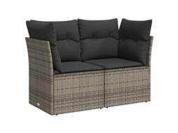 Garden Sofa, Garden Sofas Vidaxl Cinzeto Rattan / Vime (n/a)