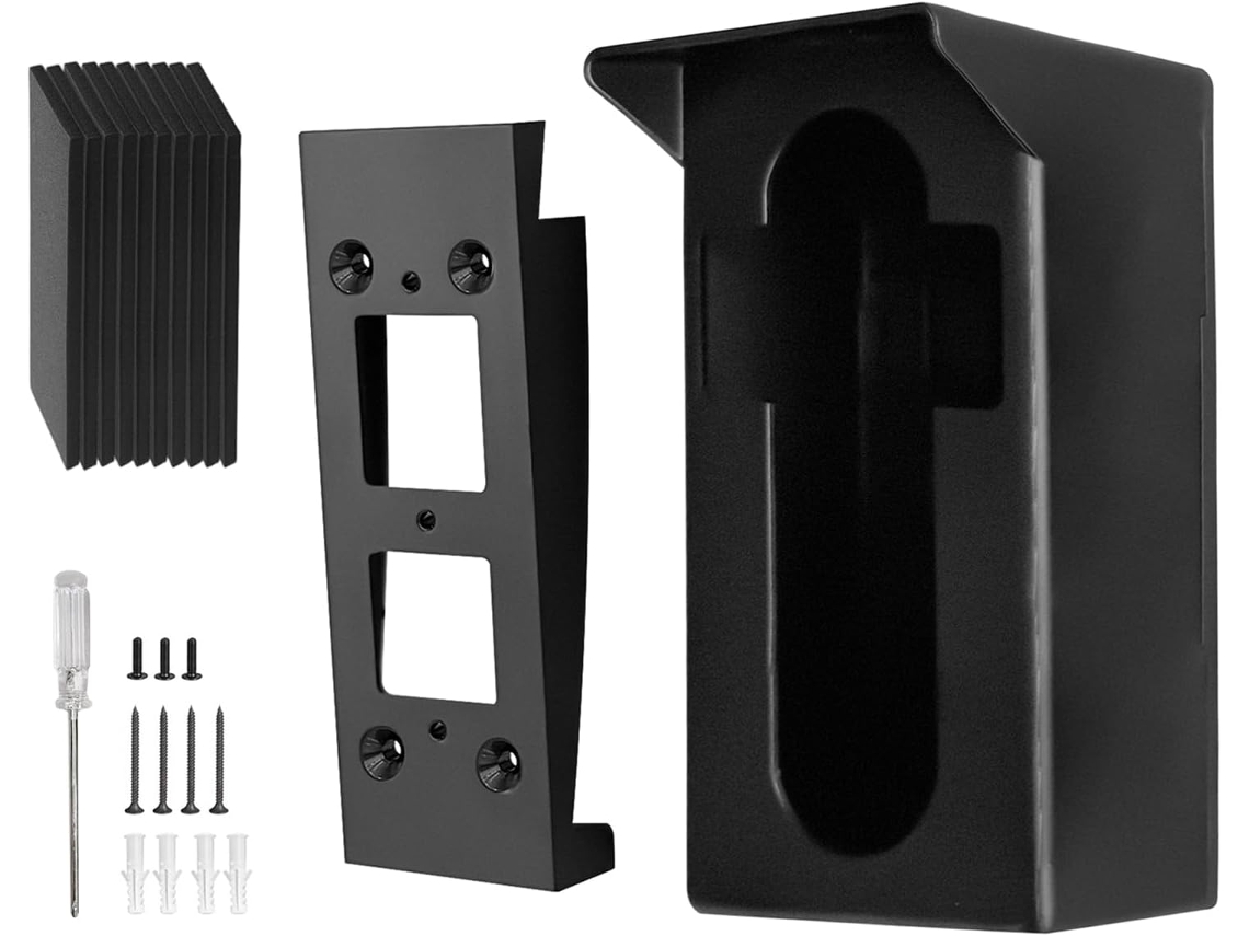 Anéis De Proteção Contra Chuva Campainhas, Capa Antirreflexo, Protetor De Fechadura Resistente Às Intempéries