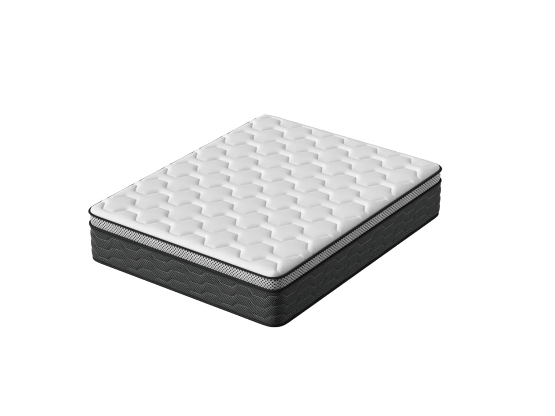 Colchão Ressorts 140x190 Cm, Conforto, 7 Zones Ergonomique,25 Cm D'épaisseur
