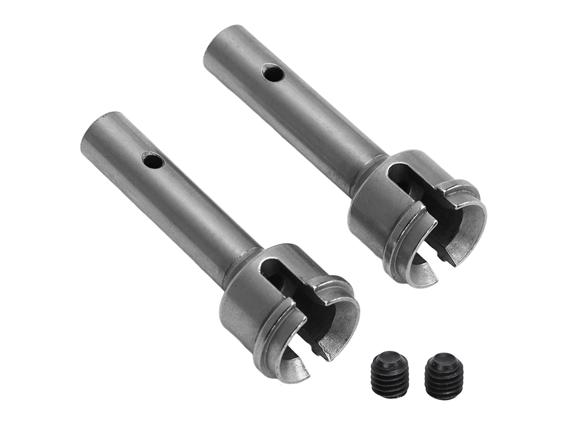 Mali eixo de Roda Traseira de Aço para Carro Rc Arrma 6s 1/7 Modelos Acessório de Substituição Prata