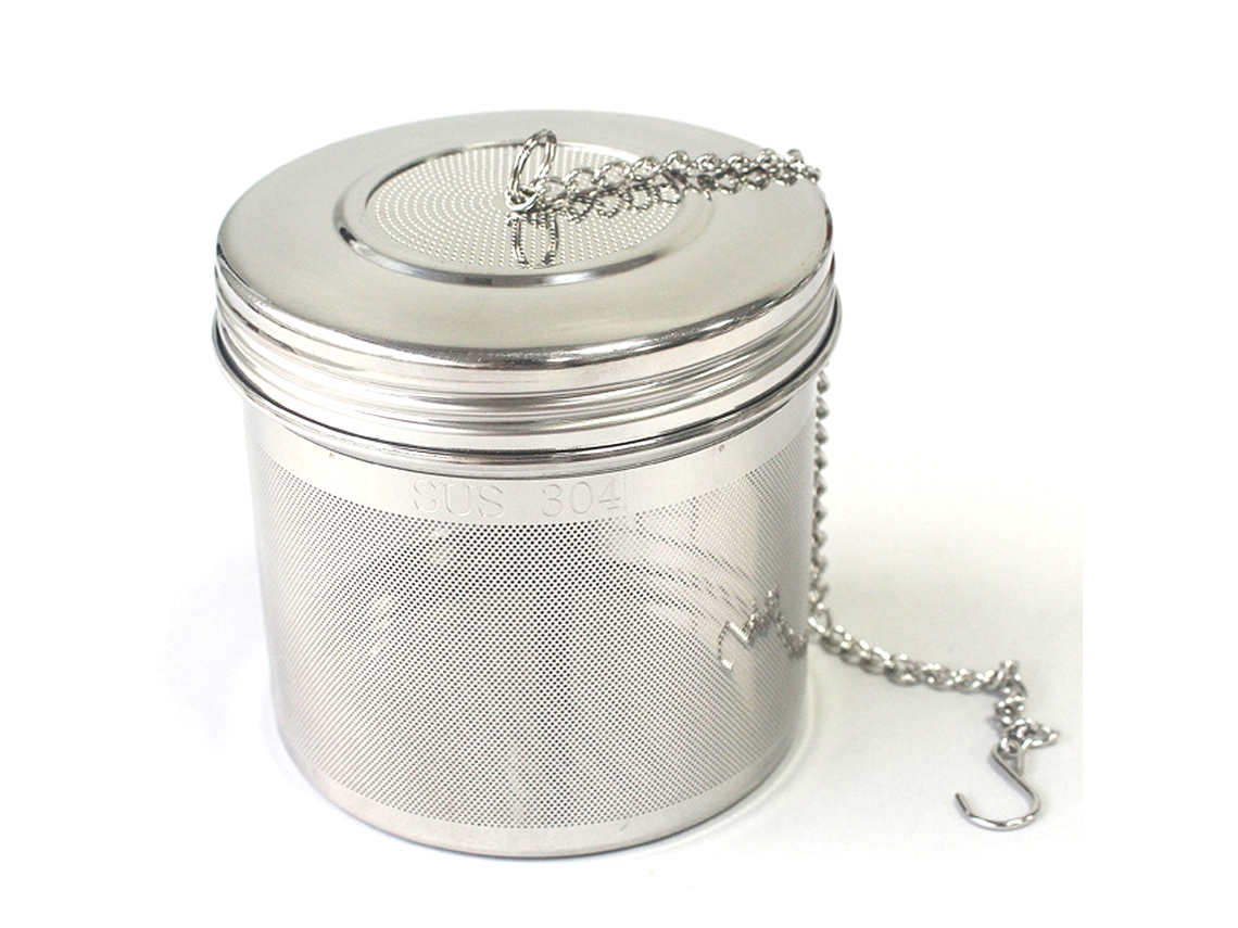 Infusor De Chá Aço Inoxidável 2 Peças Malha Para Infusão Folhas Soltas E Especiarias. Aquaforge
