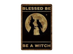 Placa De Metal Retro Sem Moldura Com Ângulos Arredondados