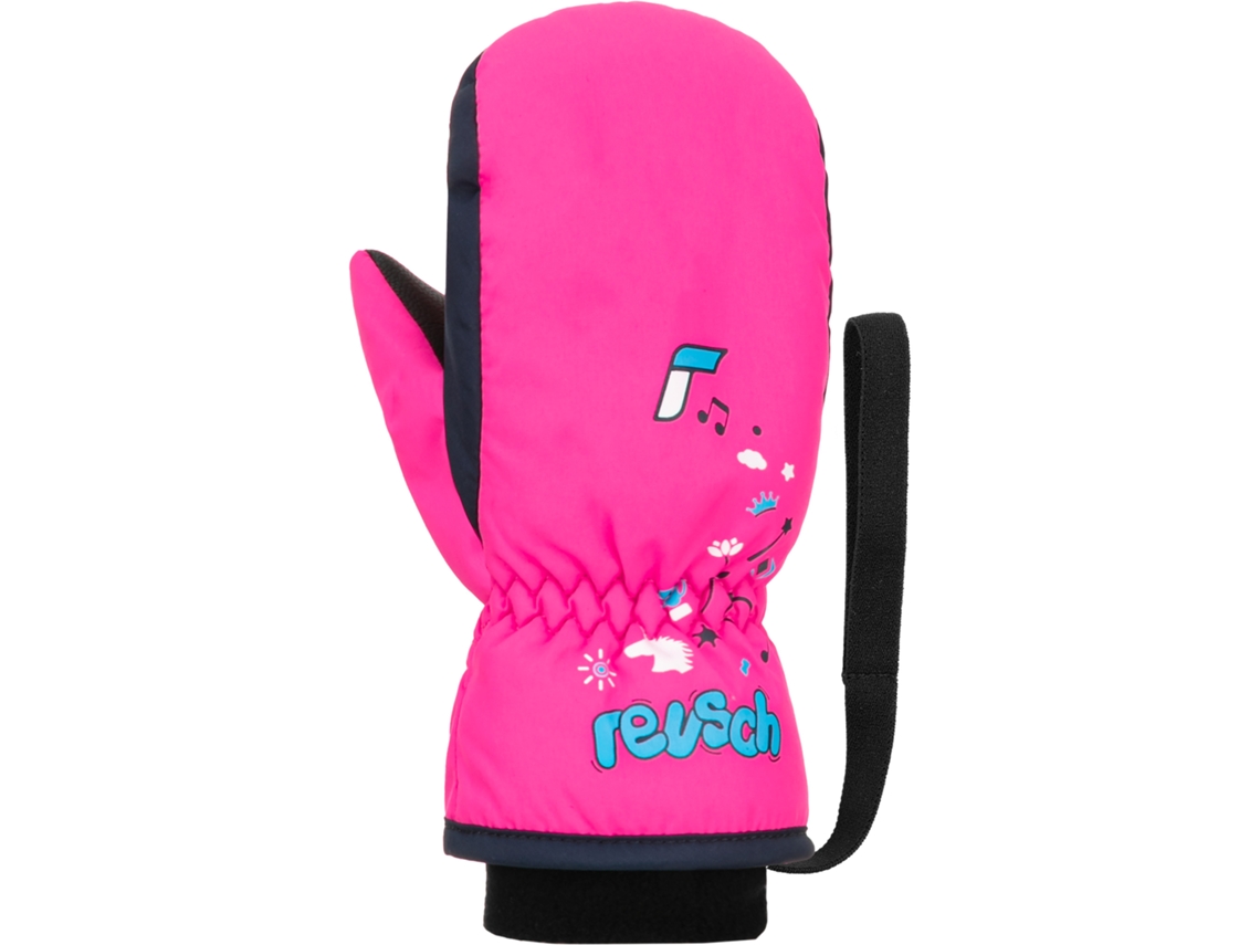 Luvas de Ski para Unissexo REUSCH (1/2 anos - Rosa)
