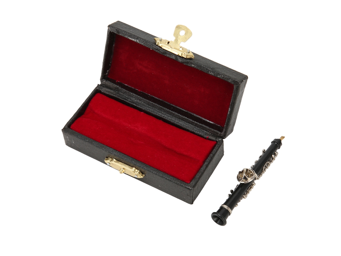 Broche Miniatura de Oboé para Amantes de Música