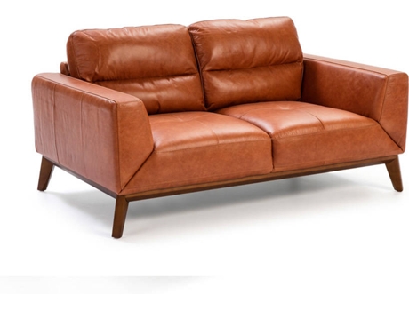 Sofá ANGEL CERDÁ S.L. 6046 (Castanho - Madeira, Poliuretano - 159 x 96 x 86 cm)