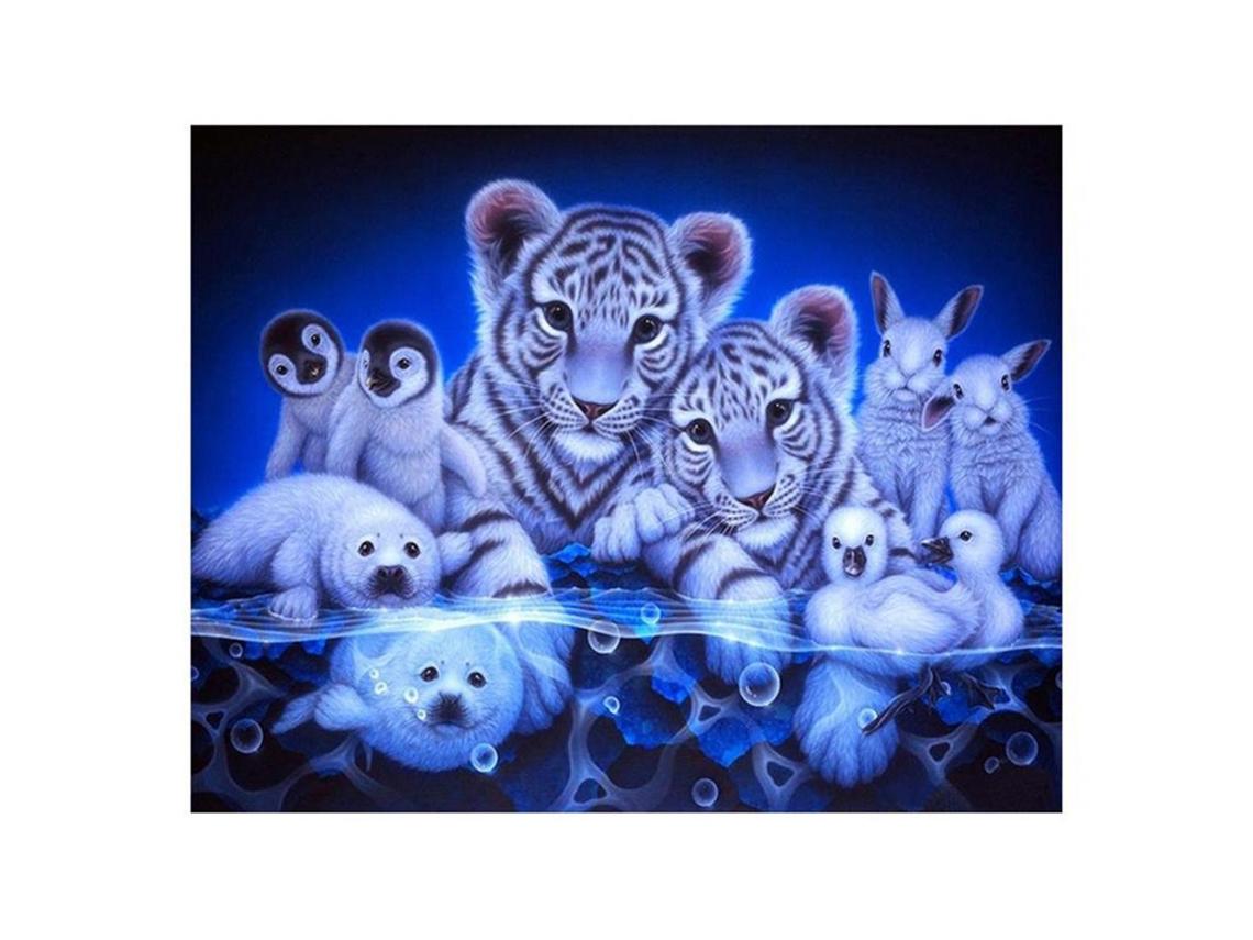 Quadro De Diamante (bordado Com Strass Decoração De Parede)