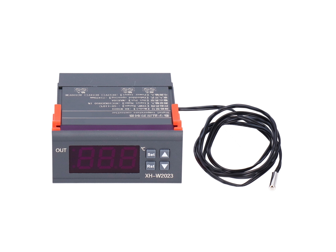 Controlador de temperatura PID com saída a estado sólido, 0.1 de precisão, para aquecimento e resfriamento | S/MARCA