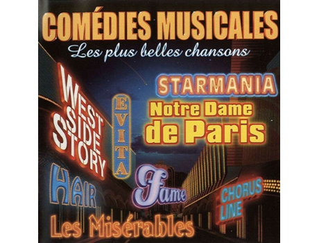 Cd Les Plus Belles Chansons Des Comédies Musicales Versailles