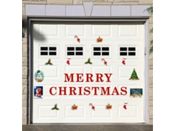 Decorações de Natal para Porta de Garagem Adesivos Magnéticos para Carro e Refrigerador Decoração Diy para Casa NEVEANCE