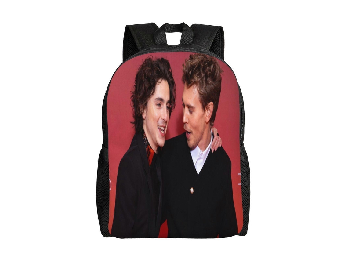 Mochila Timothe Chalamet D158 Para Escola E Trabalho, Leve E À Prova Dágua, Mochila Estilosa Para Estudantes E Adultos M158 Olysi Shop