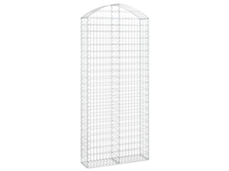 Gabion Basket, Gabion Baskets Vidaxl Prateado Ferro (100 X 30 X 220/240 Cm)