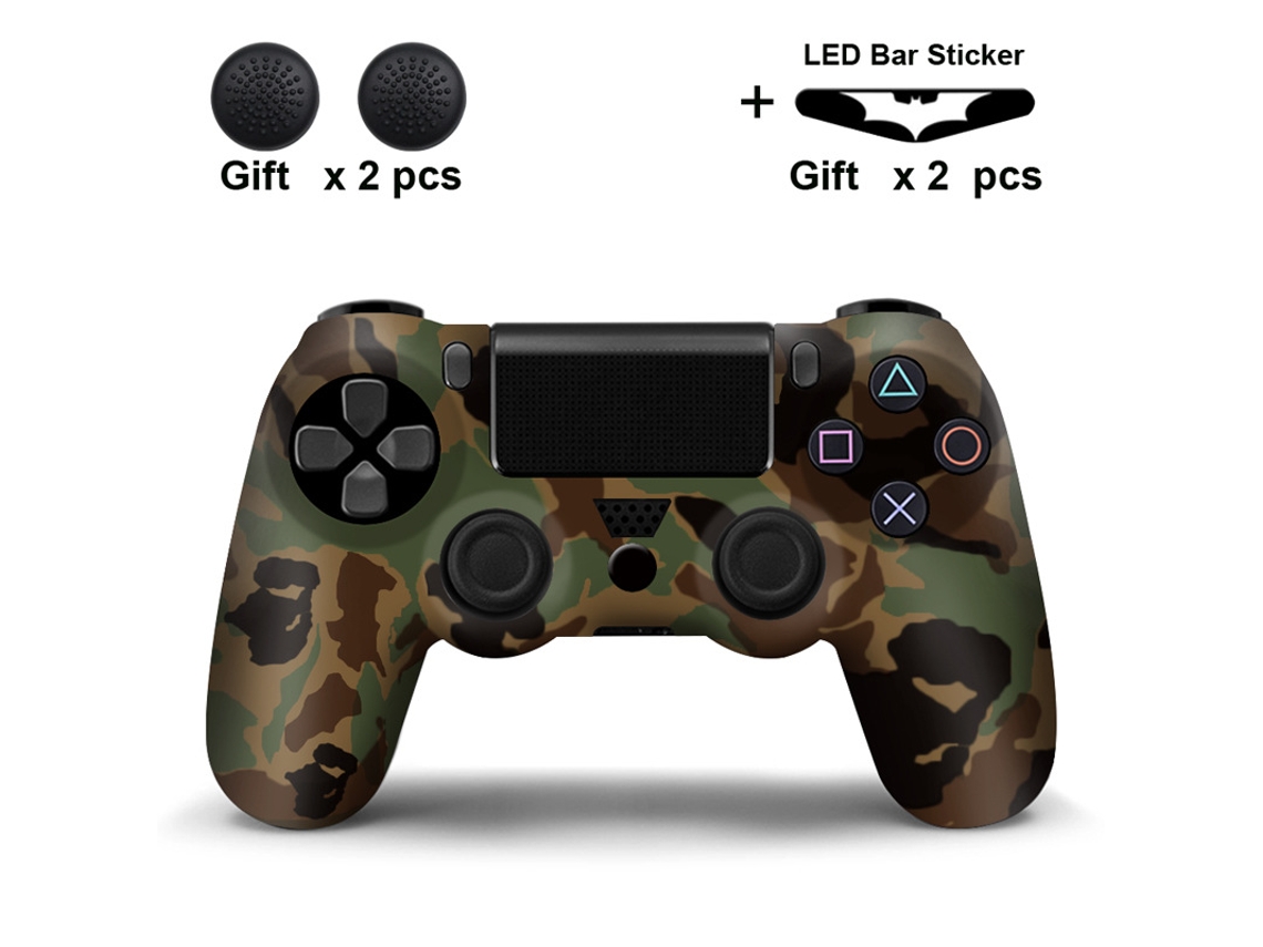 Capa Comando Para Ps4, Protetor De Alça De Silicone Antiderrapante Com Tampa De Proteção Para Polegar Cuich