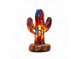 Estatueta Em Resina Com Luz Led, 17 Cm, Com Interruptor Usb Independente
