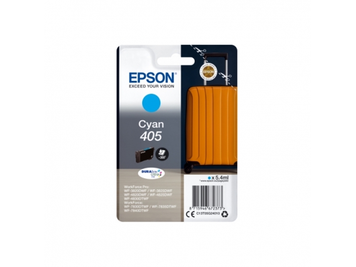 Tinteiro EPSON 405 DURABrite Ciano