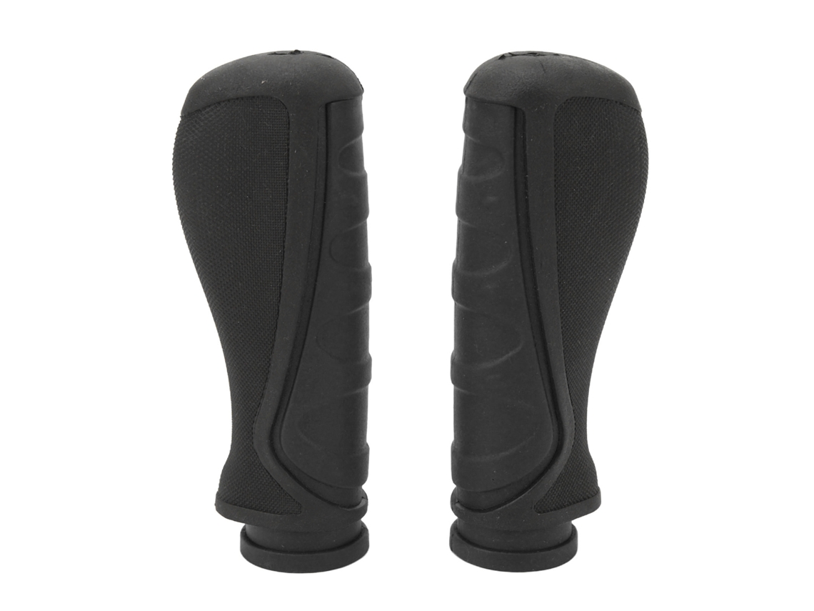 Capinha Mali de Manopla de Scooter Anti Derrapante Borracha Preto 2pcs