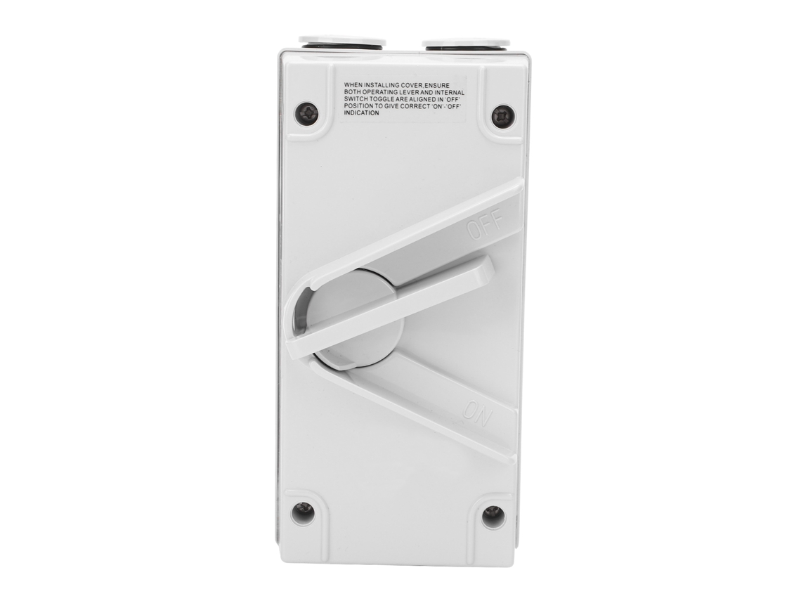 Chave Isoladora Manual 2p À Prova D'água Retardante De Chamas Ac440v 20a Industrial