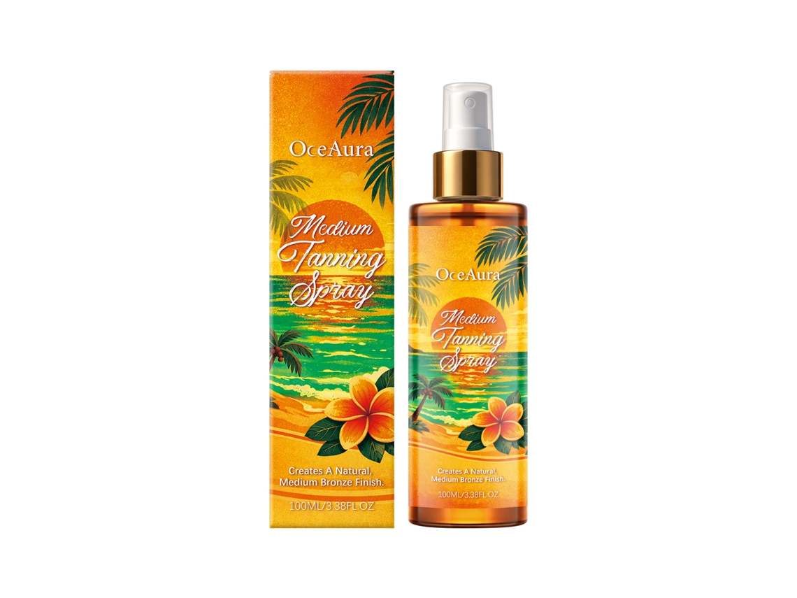 Oceaura Spray Bronzeador para uma Pele Bronzeada e Uniforme no Verão LAXISCREED