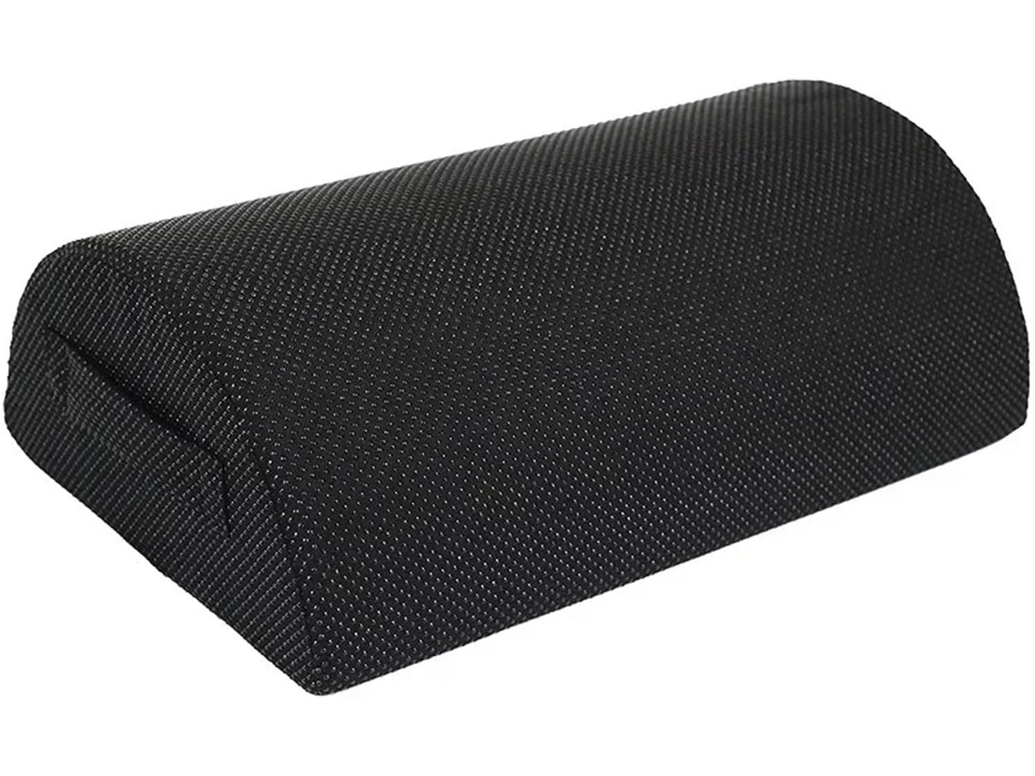 Apoio Pés Escritório Altura Ajustável Função Massagem Uso Embaixo Mesa Cor Preto/cinza