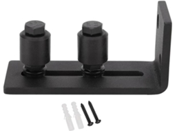 Suporte de Parede Ajustável Genérico em Aço Carbono, Estilo Celeiro. ESSÊNCIACASA