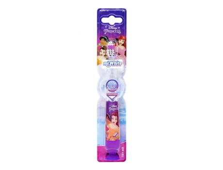 TINOKOU Escova de Dentes Infantil Ergonômica Princesas Da Disney Violeta