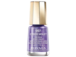 Esmalte Mini Glitter para Unhas 5 Ml Cor: 997 Cyber Violet MAVALA