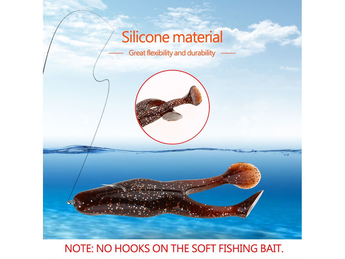 Lure Soft Frog Bait Simulated Lure For Freshwater And Saltwater Use