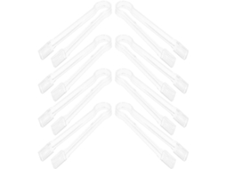 Aboofan Conjunto De 8 Pinças Gelo Plástico Transparente, Leves E Fáceis De Limpar, Ideais Para Buffets, Churrascos E