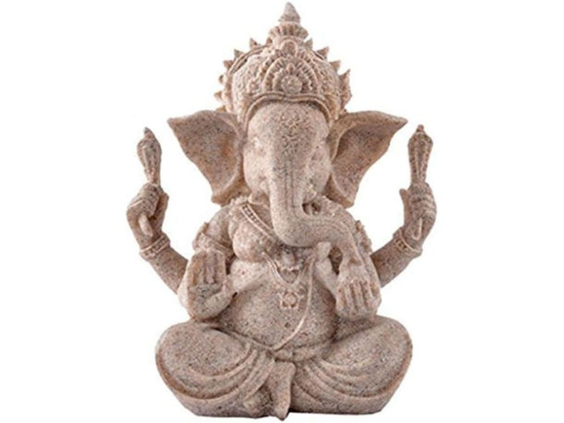 Estatua De Elefante Ganesha Budista Escultura De Piedra Arenisca Decoración Hogar Hinduísmo Budismo