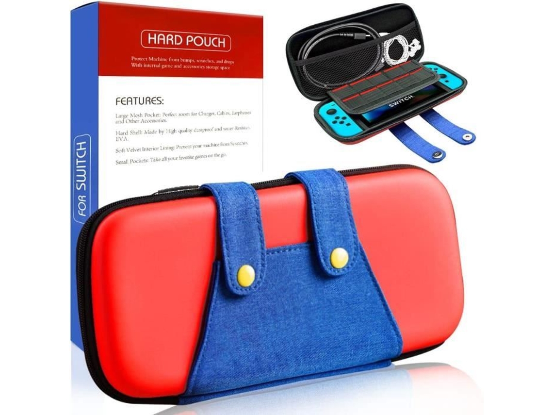Bolsa De Transporte Pimpimsky Para Nintendo Switch, Estojo Rígido Anti Choque Para Switch, Joy Cons