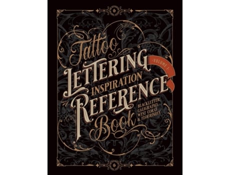 Livro Tattoo Lettering Inspiration Reference Book De Kale James (inglês)